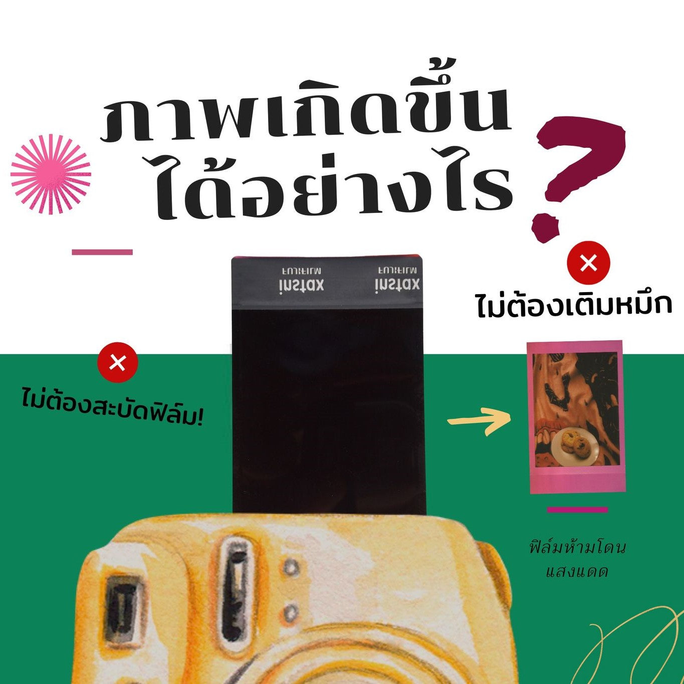 ภาพฟิล์มเกิดขึ้นได้อย่างไร-instant film-by instax