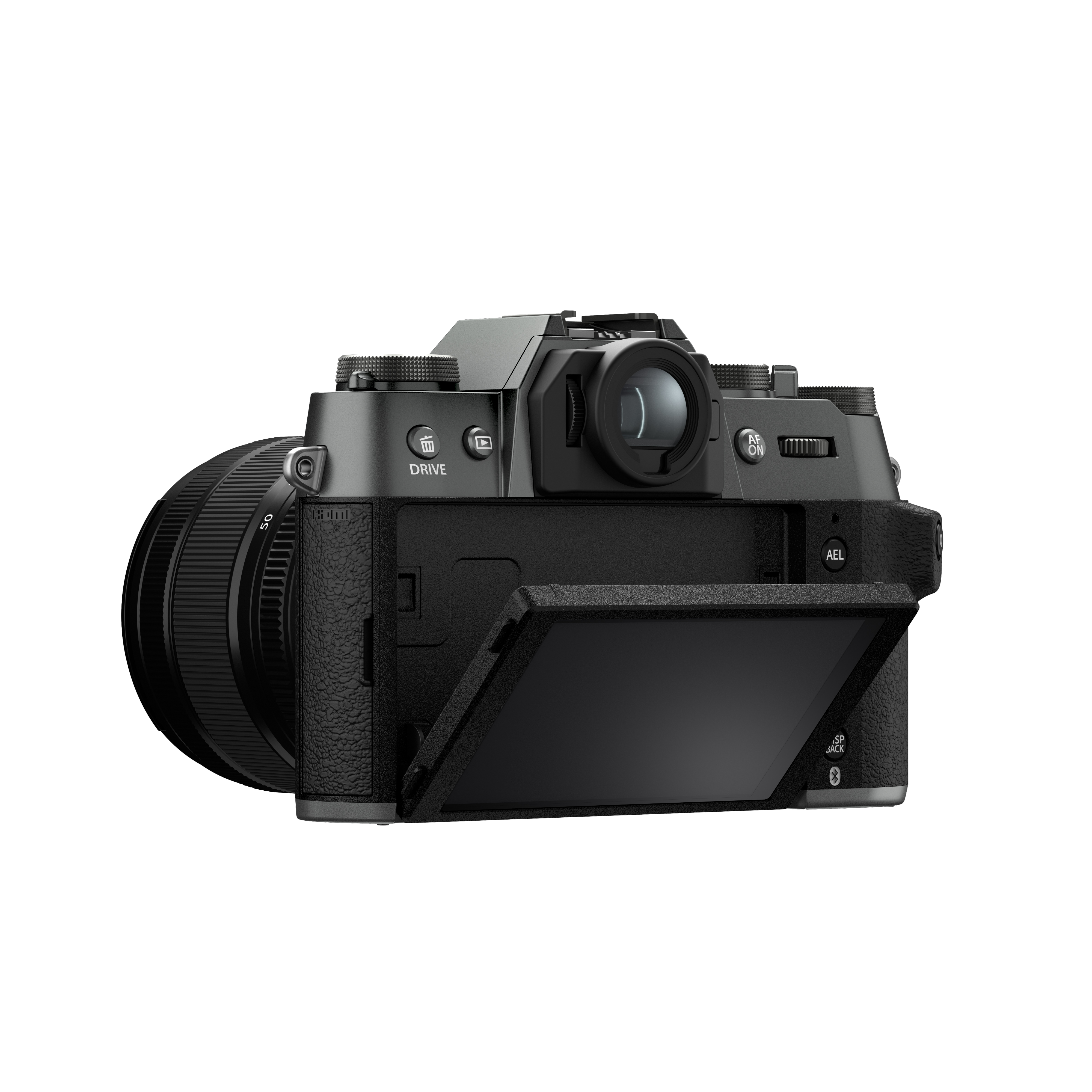 FUJIFILM X-T50 เป็นกล้องดิจิตอล ดีไซน์ขนาดกะทัดรัดและน้ำหนักเบา ด้วยคุณสมบัติจำลองฟิล์มที่รวมอยู่ใน Film Dial ด้านบน สามารถสลับระหว่างโทนสีที่หลากหลายได้อย่างง่ายดาย ช่วยสร้างสรรค์ภาพถ่ายที่โดดเด่นด้วยอรรถรสแบบมืออาชีพอีกด้วย