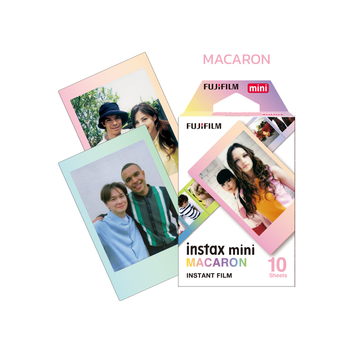 Instax Color Mini Film - ฟิล์มสี ฟิล์มลาย สำหรับกล้อง INSTAX ขนาด MINI
