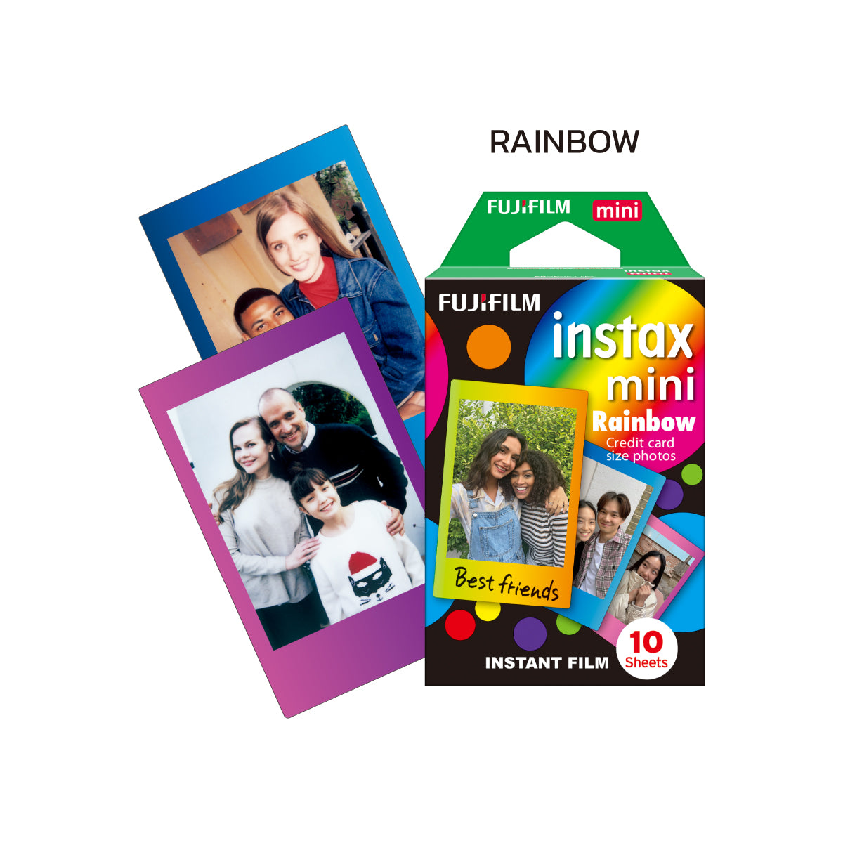 Instax Color Mini Film - ฟิล์มสี ฟิล์มลาย สำหรับกล้อง INSTAX ขนาด MINI