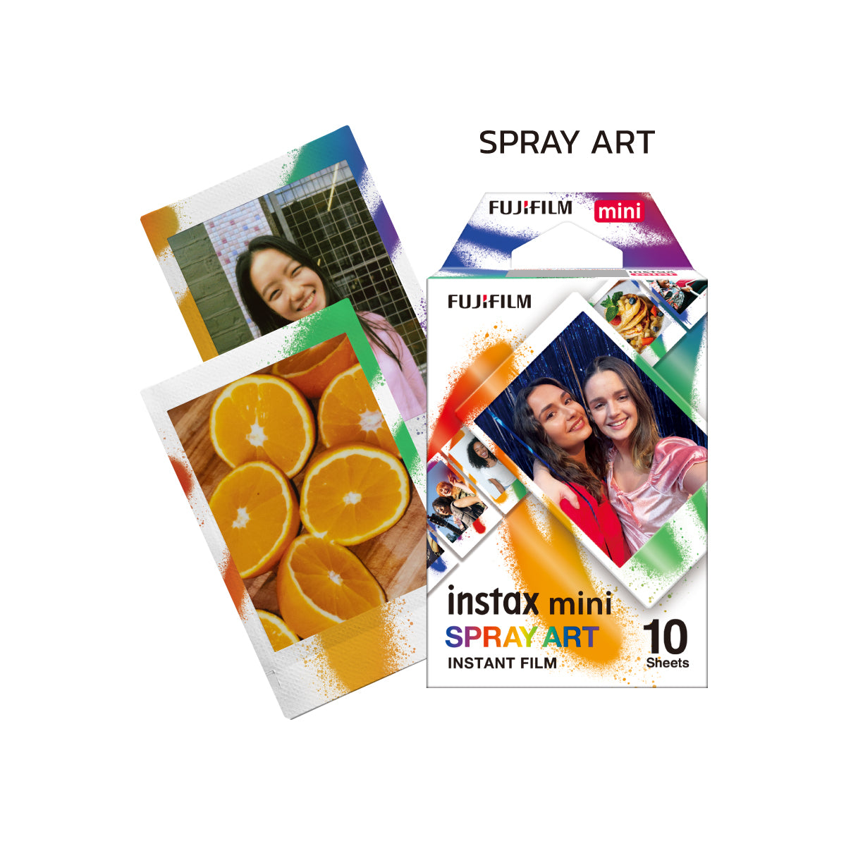 Instax Color Mini Film - ฟิล์มสี ฟิล์มลาย สำหรับกล้อง INSTAX ขนาด MINI