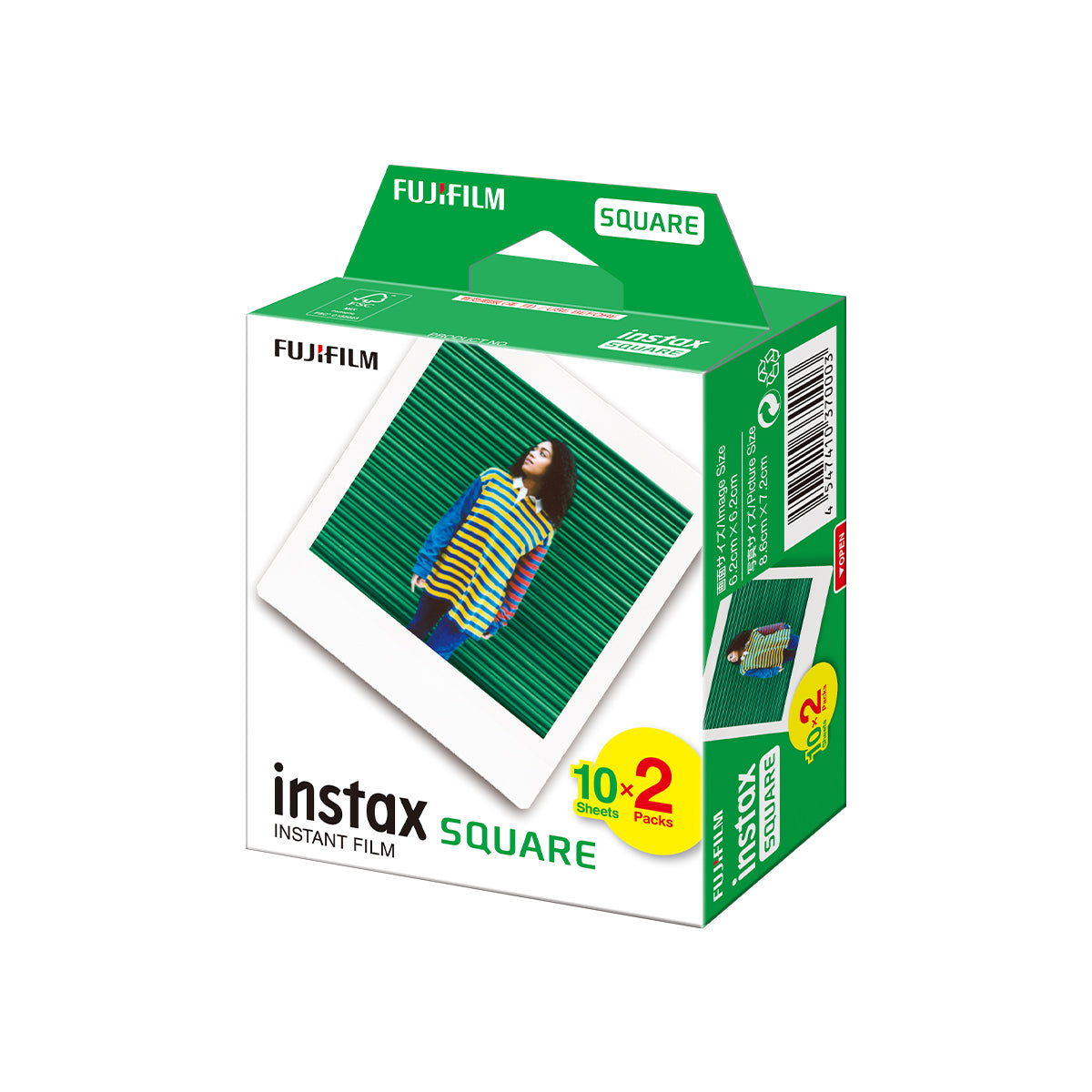 instax SQUARE film - ขอบขาว (แพ๊คคู่)