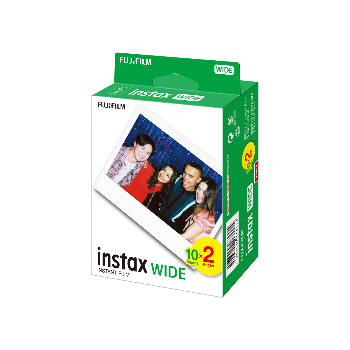 instax Wide Film - ขอบขาว (แพ็คคู่)