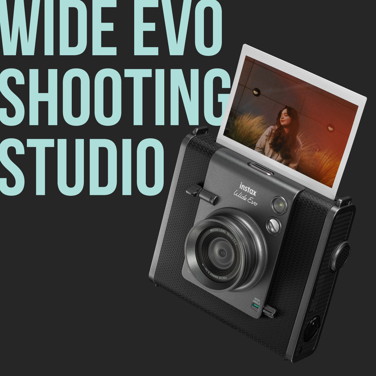 instax WIDE Evo shooting studio