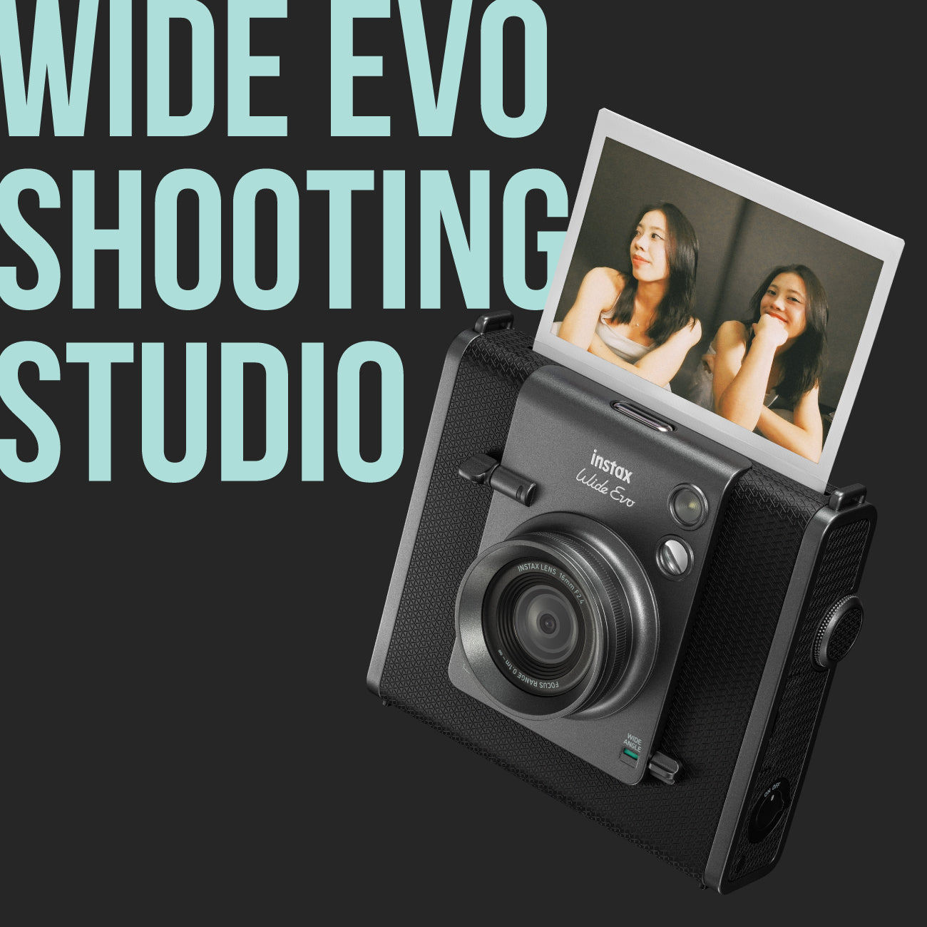 instax WIDE Evo shooting studio