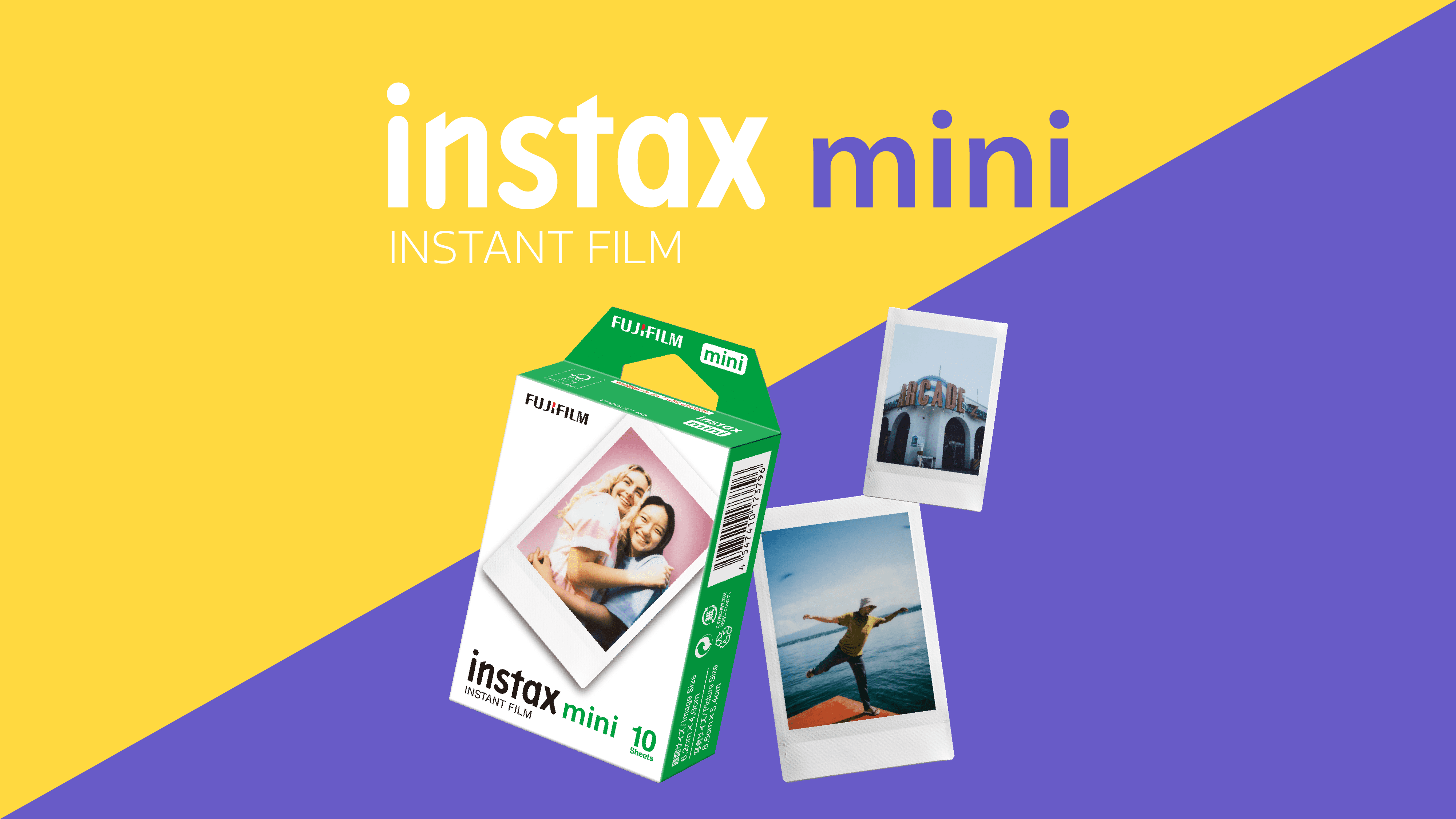 instax mini film ขอบขาว